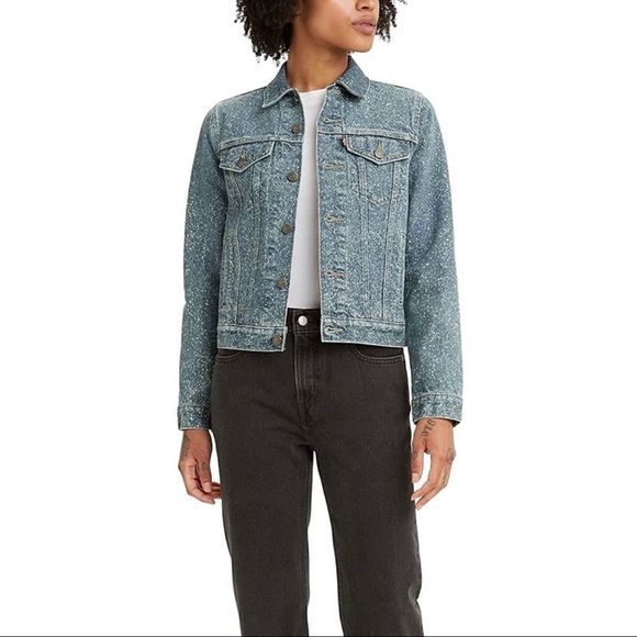 NWT Levi’s Women's Night School Original Trucker Jacket Size M - Picture 1 of 12
